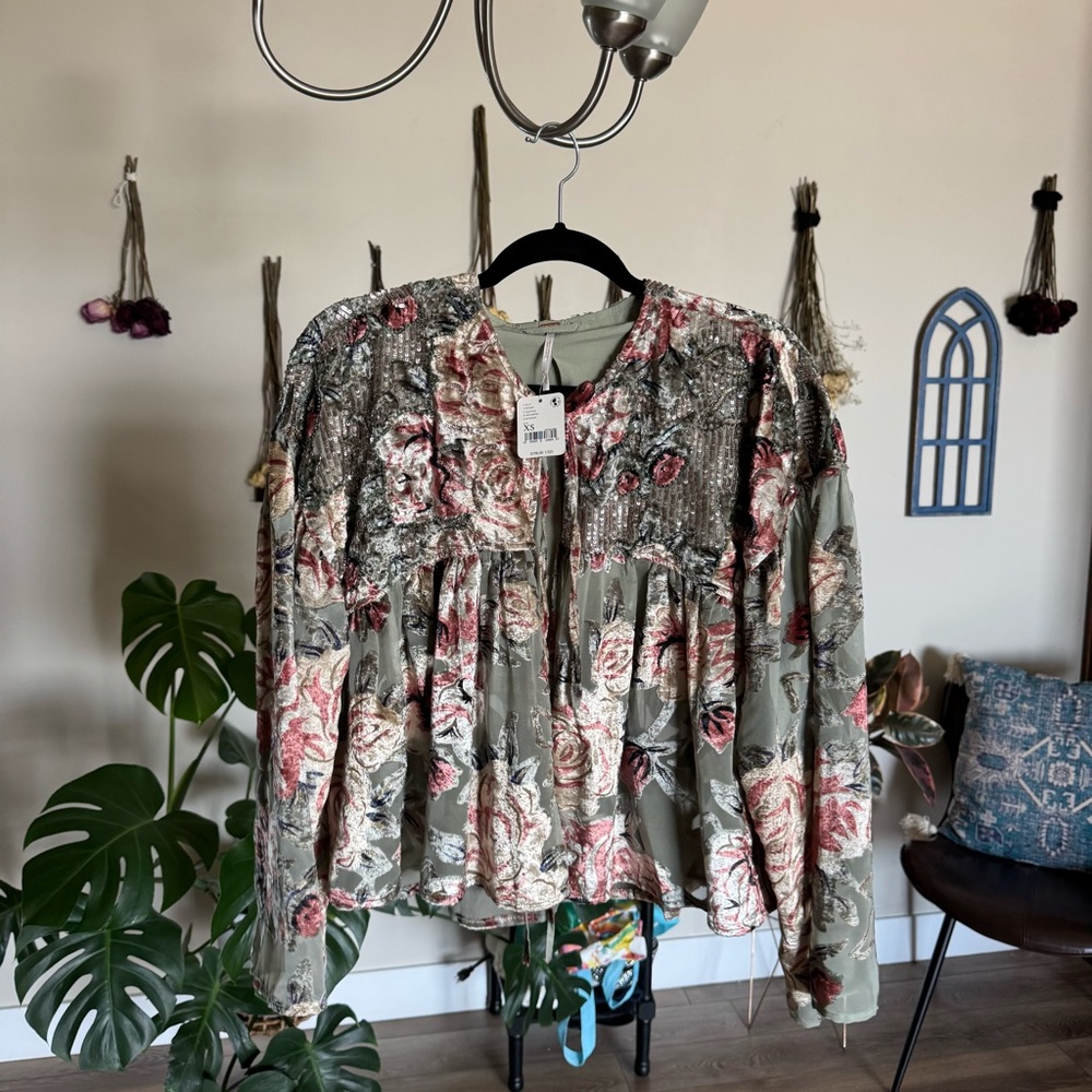 Free people floral top